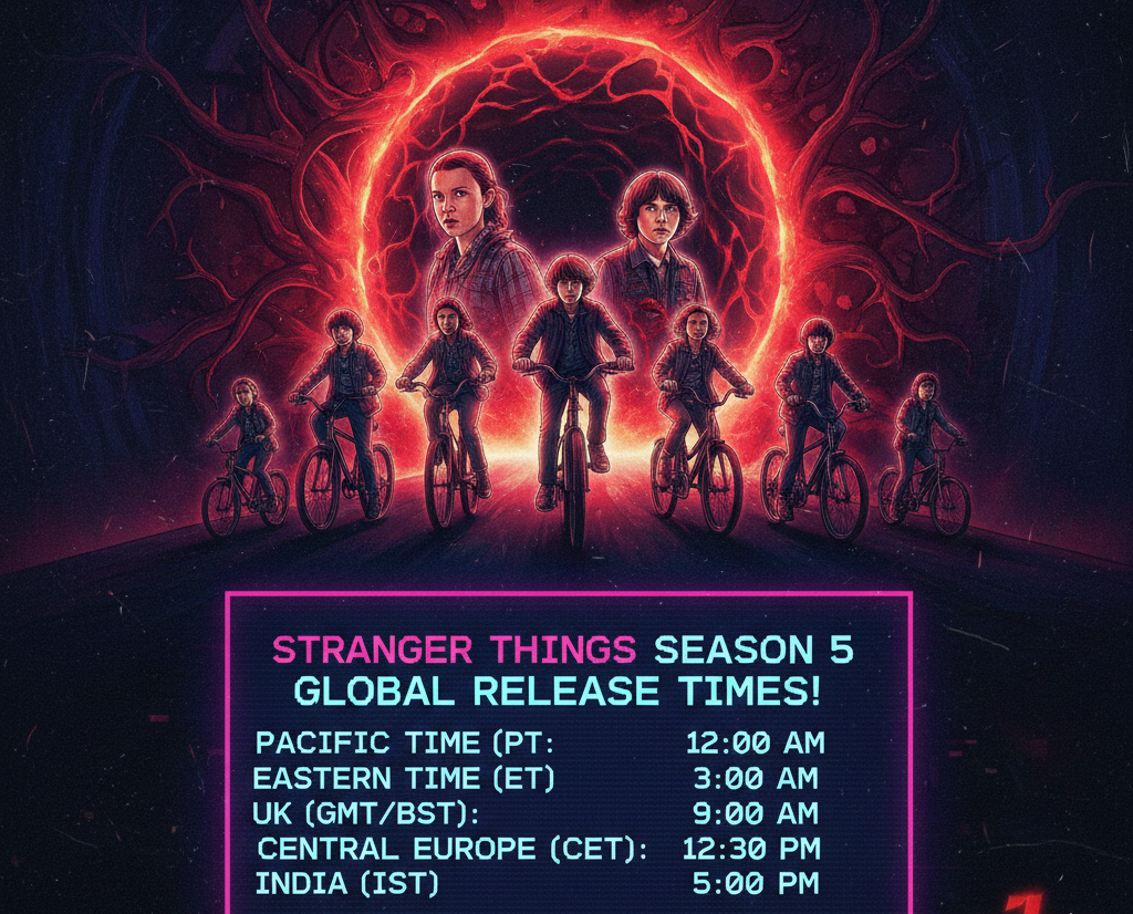 What Time Does Stranger Things Come Out? Release Schedule Explained