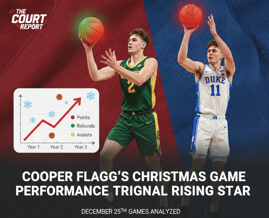 Cooper Flagg’s Christmas Game Performance Trends Signal Rising Star