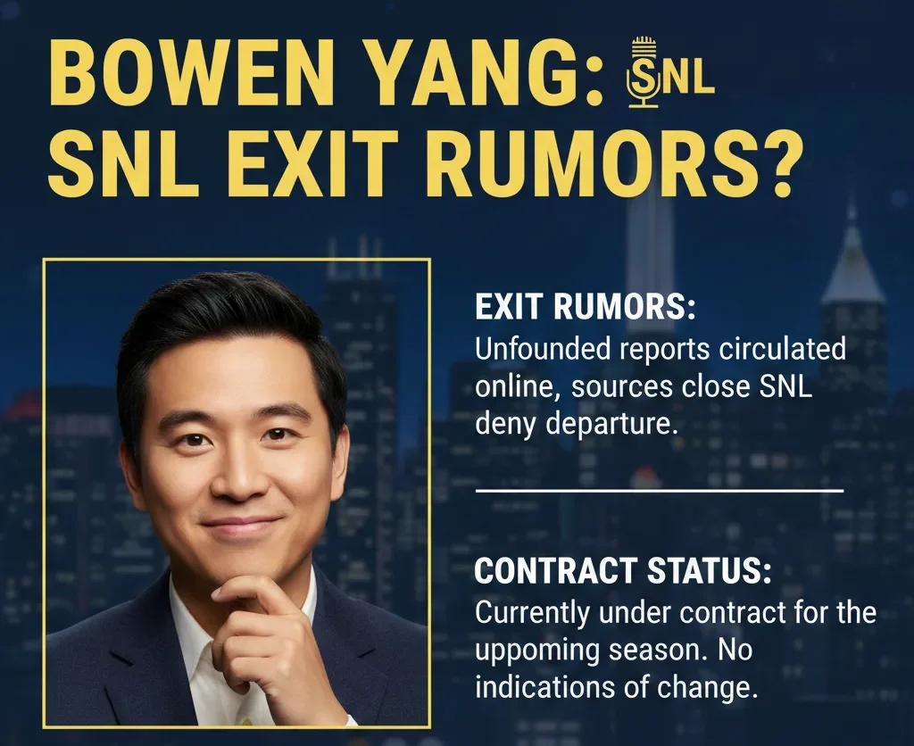 Did Bowen Yang Leave SNL? Exit Rumors, Contract Status Explained