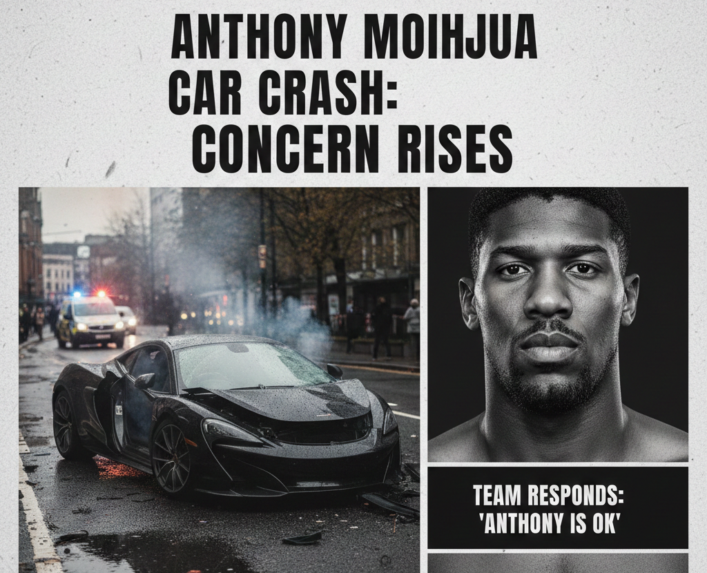 Anthony Joshua Car Crash Reports Spark Concern, Team Responds