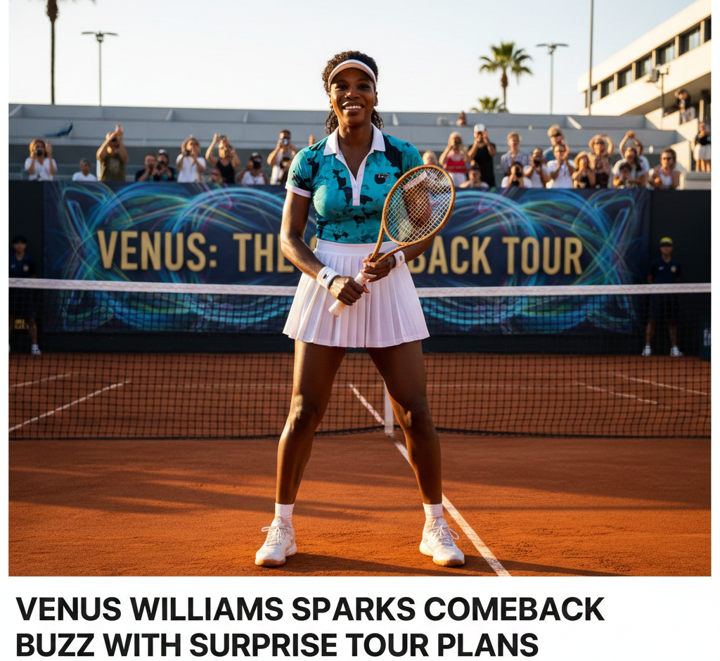 Venus Williams Sparks Comeback Buzz With Surprise Tour Plans