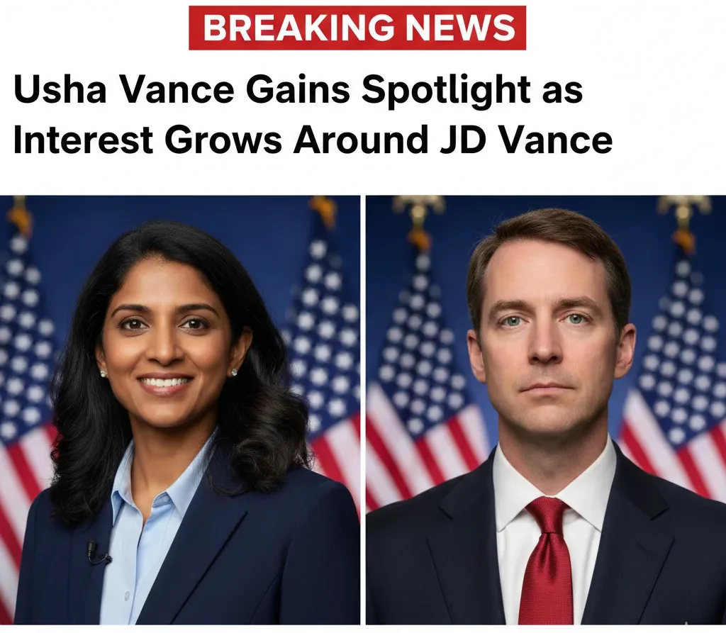 Usha Vance Gains Spotlight as Interest Grows Around JD Vance