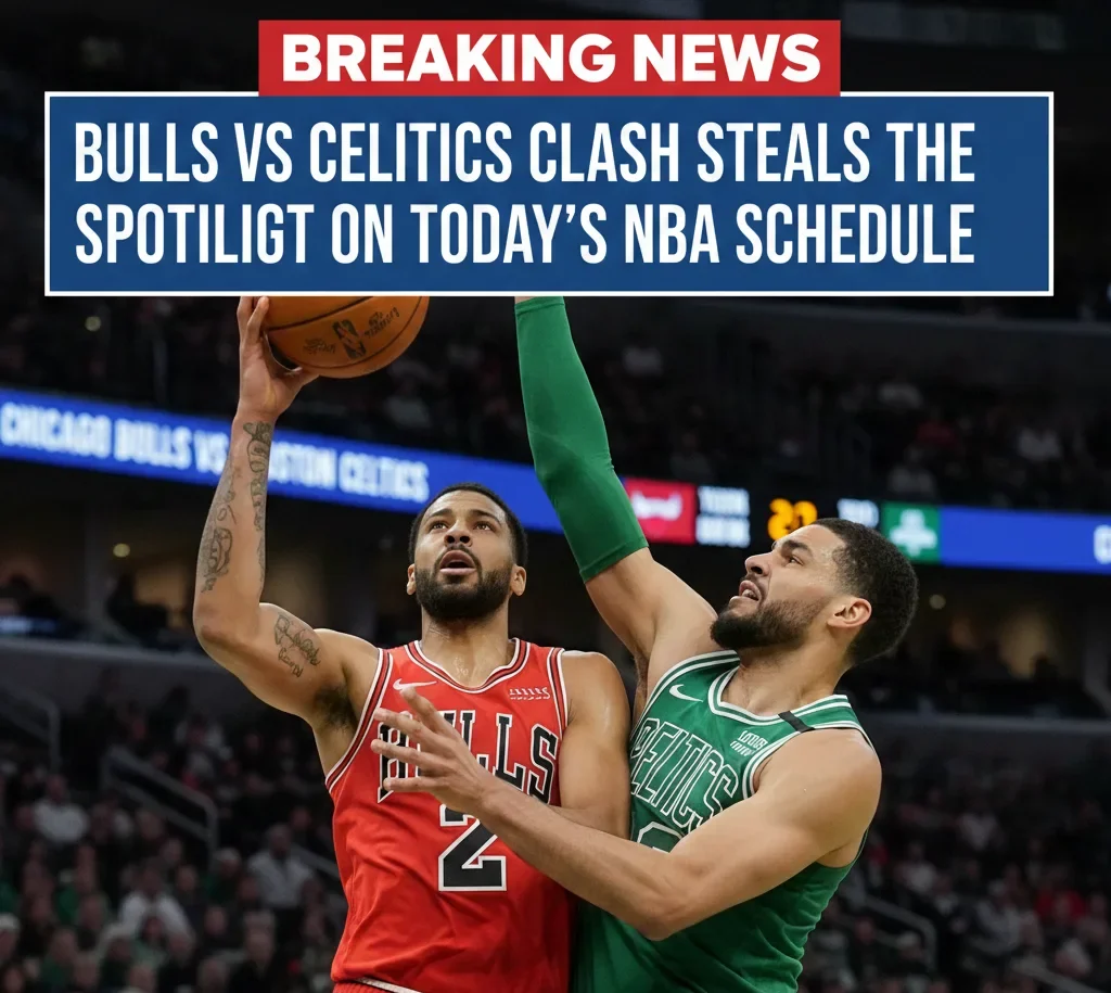 Bulls vs Celtics Clash Steals the Spotlight on Today’s NBA Schedule