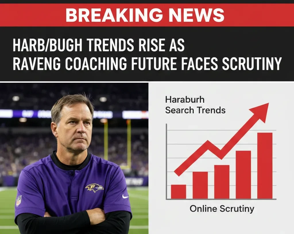Harbaugh Trends Rise as Ravens Coaching Future Faces Scrutiny