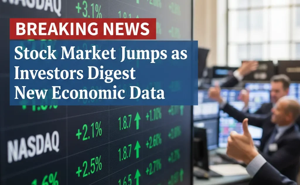 Stock Market Jumps as Investors Digest New Economic Data
