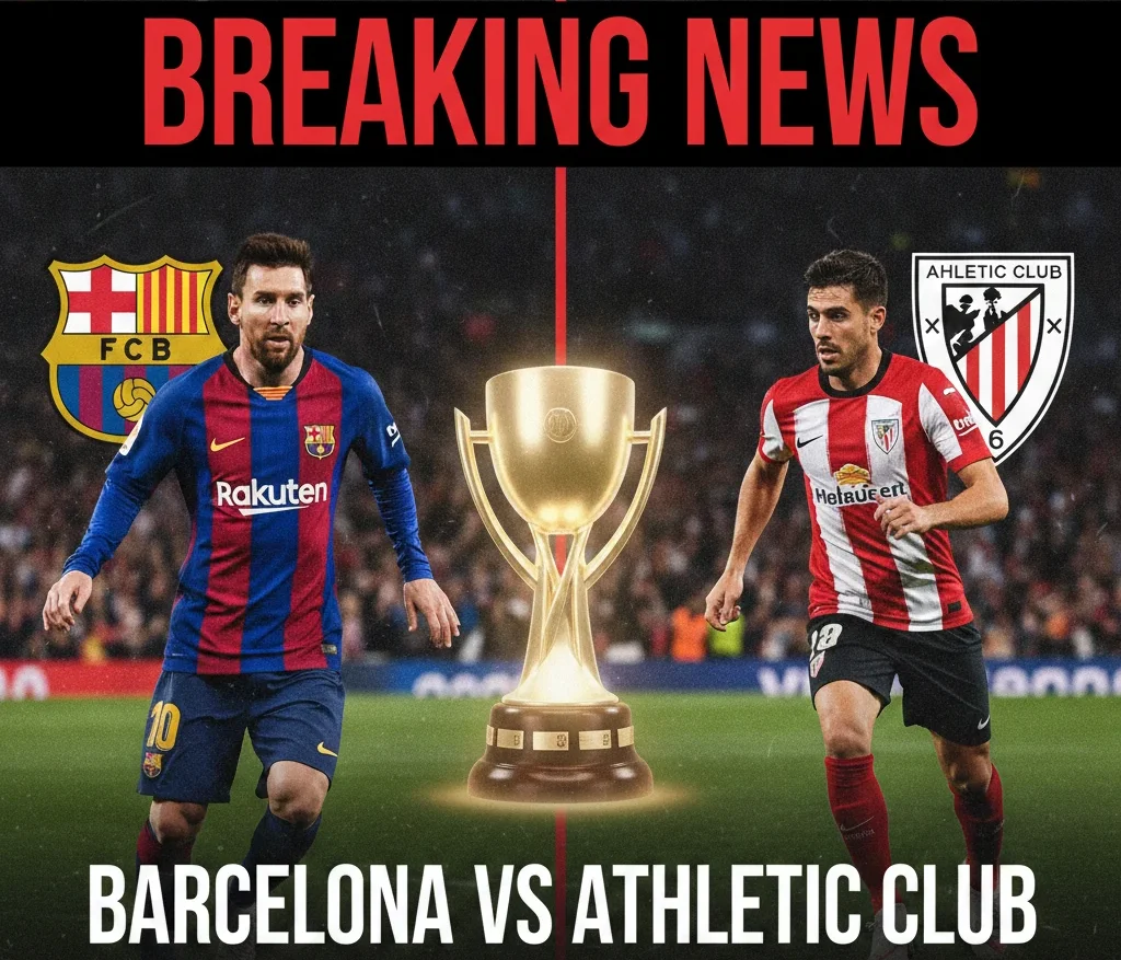 Barcelona vs Athletic Club Spark Super Cup Buzz Ahead of High-Stakes Clash