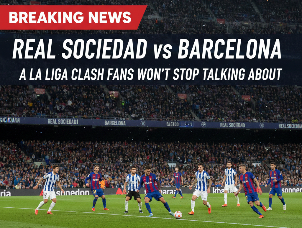 Real Sociedad vs Barcelona: A La Liga Clash Fans Won’t Stop Talking About