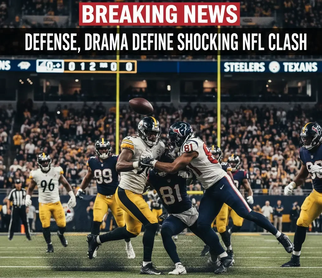 Steelers vs Texans Stuns NFL as Defense, Drama Define Clash