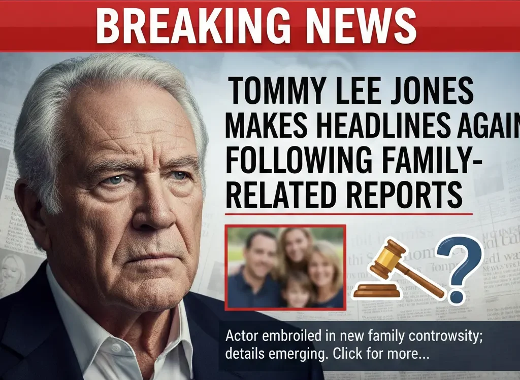 Tommy Lee Jones Makes Headlines Again Following Family-Related Reports